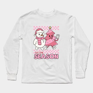 Tis the season (pink christmas) Long Sleeve T-Shirt